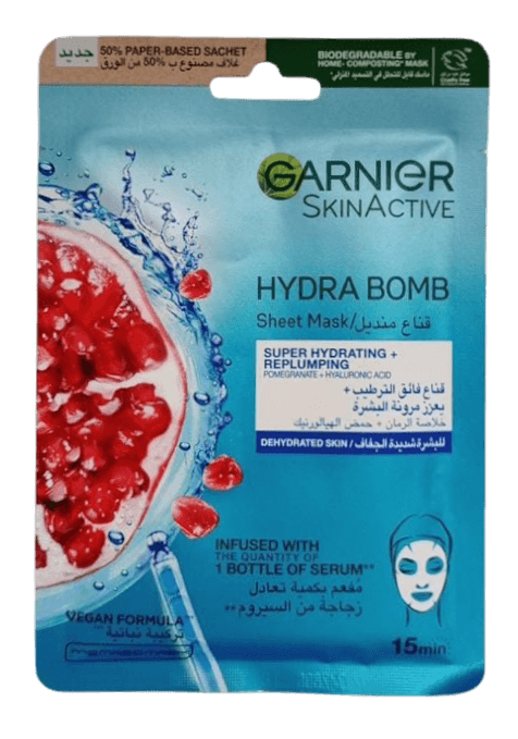 GARNIER HYDRA BOMB POMEGRANATE MASK