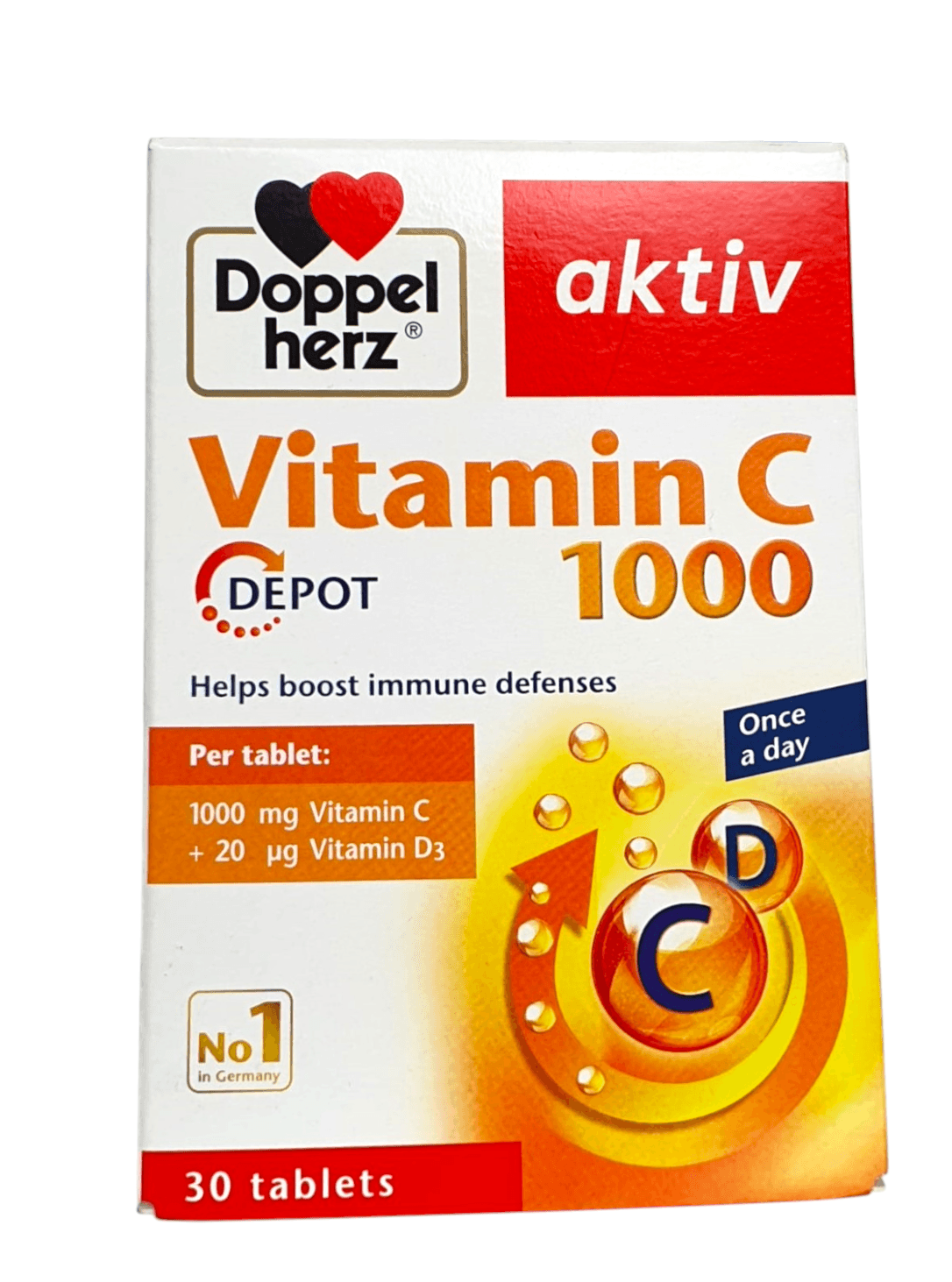 DOPPEL HERZ AKTIV VITAMIN C1000+VIT D3