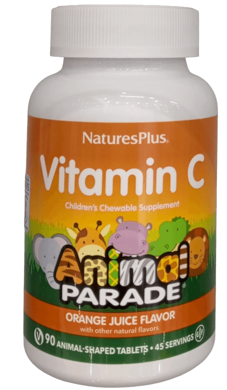 NATURES PLUS ANIMAL PARADE VITAMIN C 90'S
