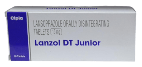 LANZOL DT JUNIOR 15MG 10S