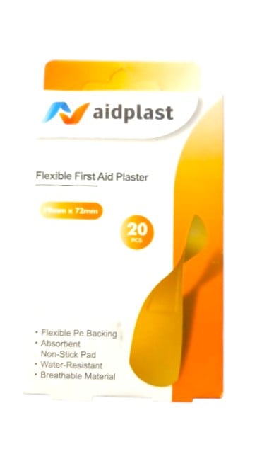 AIDPLAST FIRST AID PLASTER FLEXIBLE 20'S