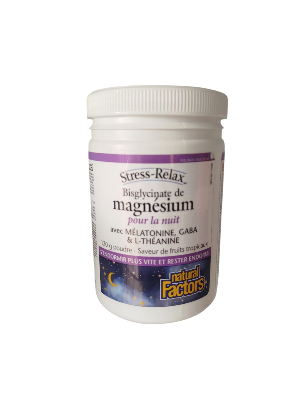 NATURAL FACTORS STRESS RELAX MAGNESIUM 120G