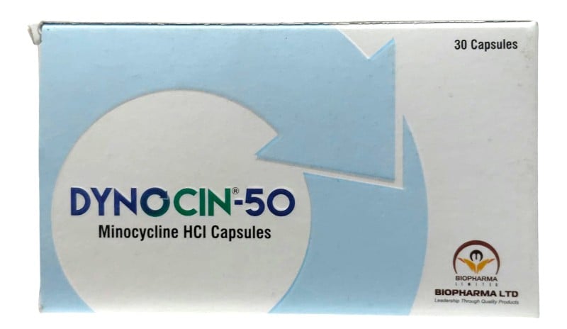 DYNOCIN 50MG 30`S(minocycline)