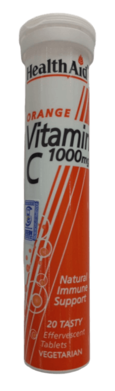 HEALTHAID VITAMIN C 1000MG EFF ORANGE