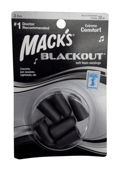 MACKS BLACKOUT MUSIC FOAM 3S