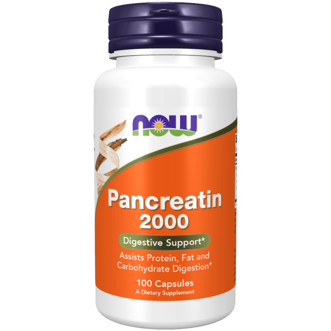 NOW PANCREATIN 2000 100 CAPSULES