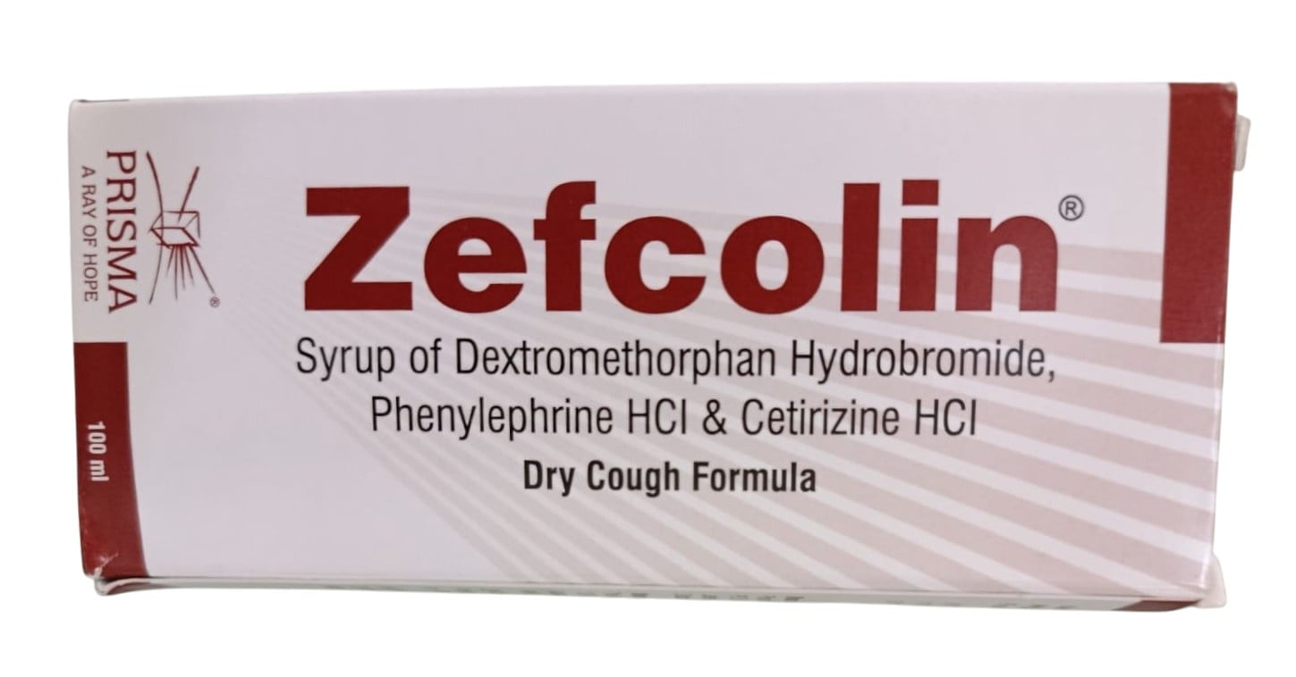 Zefcolin Dry Cough Formula, 100ml