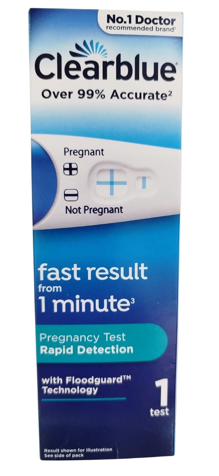 CLEARBLUE RAPID DETECTION PREGNANCY TEST 1TEST