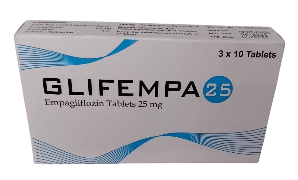 GLIFEMPA 25MG 30'S