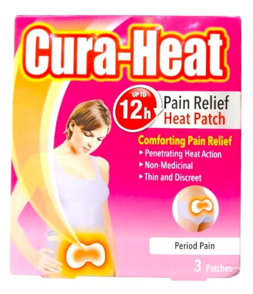 CURA HEAT PERIOD PAIN PATCH