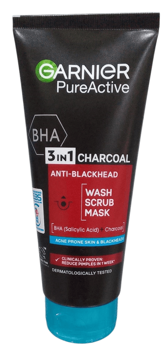 GARNIER PURE ACTIVE INT CHARCOAL 3 IN 1