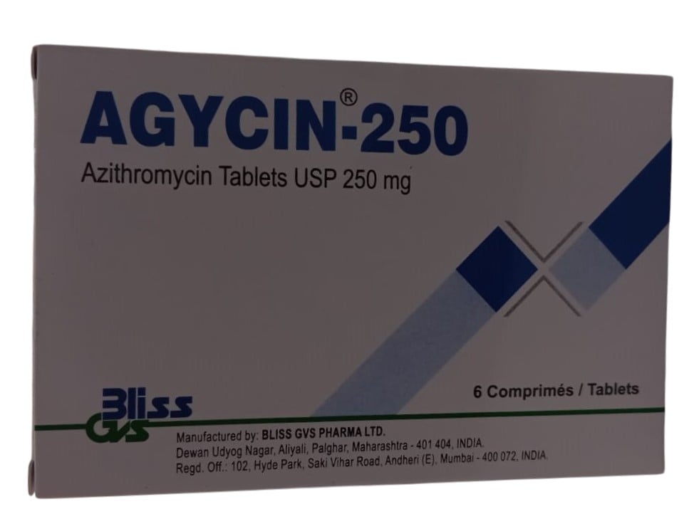 AGYCIN 250MG TABLETS 6'S