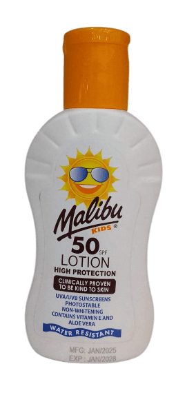 MALIBU LOTION KIDS SPF50+ 100MLS