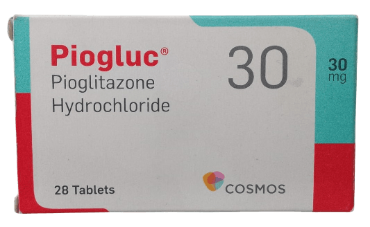 Piogluc 30mg 28s