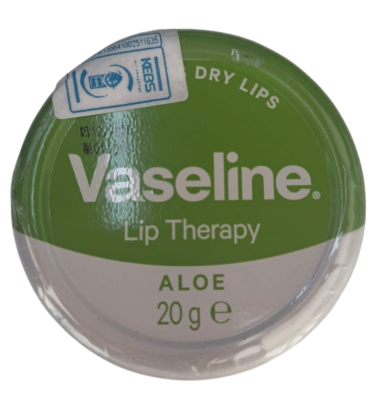 VASELINE ALOE VERA LIP THERAPY, 20G