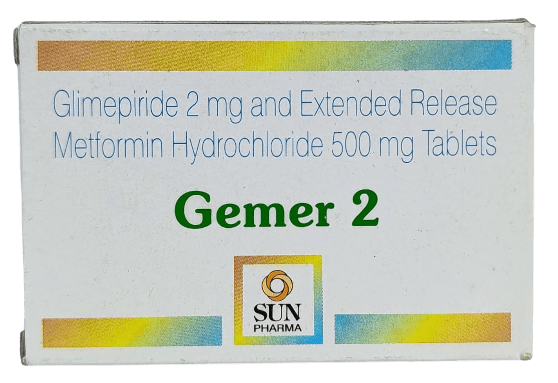 GEMER 2MG TABLETS 30'S