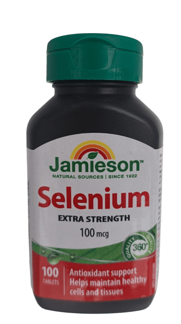 JAMIESON SELENIUM EXTRA STRENGTH 100MCG 100'S