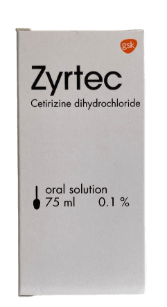 ZYRTEC SYRUP 75ML