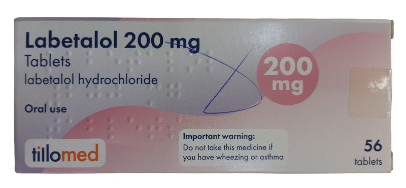 LABETALOL 200MG TABLETS 56'S UK