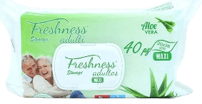 WIPES FRESHNESS ALOE VERA 40`S