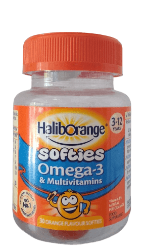 HALIBORANGE OMEGA 3 FRUIT GUMMIES 30S