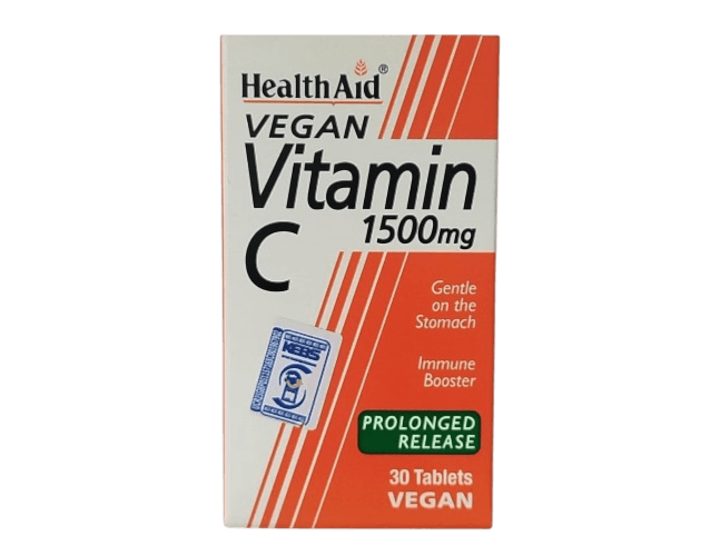 HEALTHAID VITAMIN C 1500 PR 30S