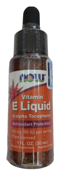 NOW NATURAL VIT E LIQUID 30ML