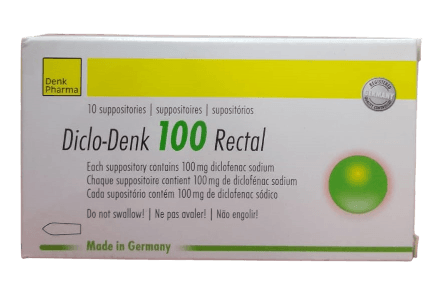 DICLODENK RECTAL SUPP 10'S
