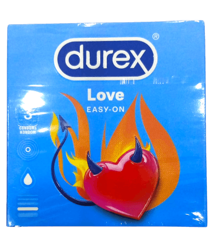 DUREX LOVE EASY ON CONDOM 3'S