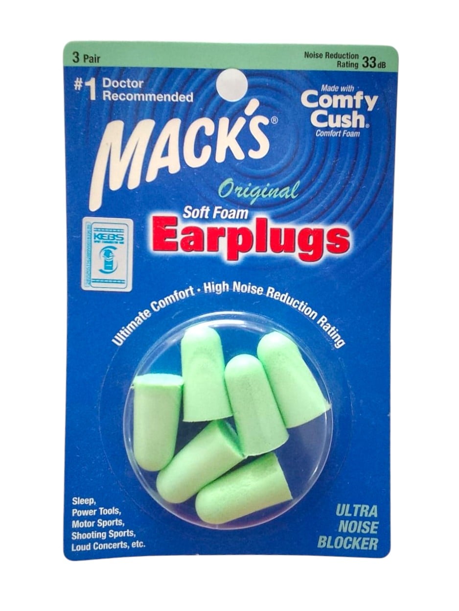 MACKS EARPLUGS CLEAR PILLOW SOFT SILICONE PUTTY