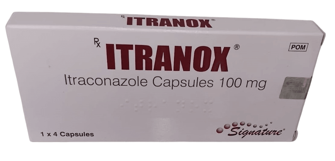 ITRANOX CAPS 100MG 4'S