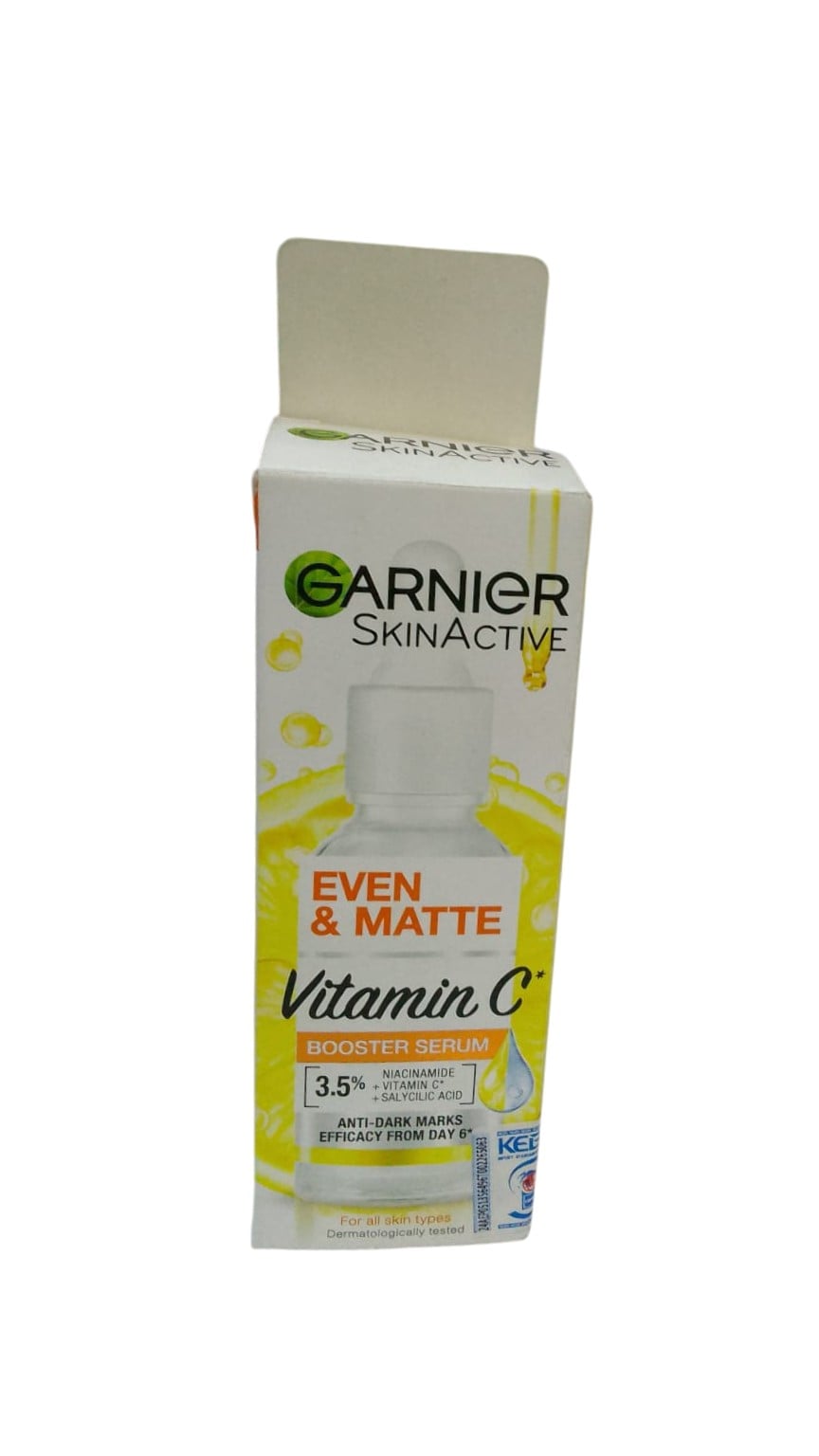GARNIER SKINACTIVE EVEN MATTE VITAMIN C BOOSTER SERUM 30ML