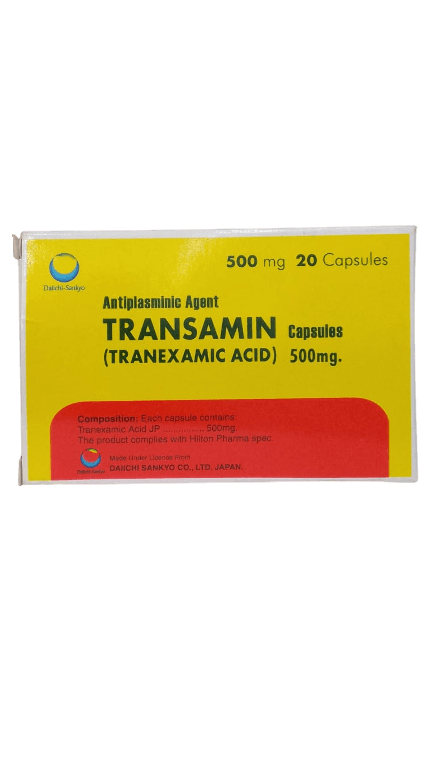 TRANSAMIN CAPS 500MG