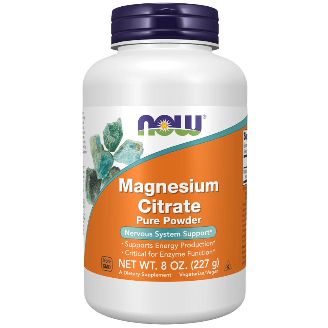 NOW MAGNESIUM CITRATE PURE POWDER 227G