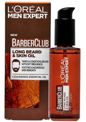 LOREAL MEN EXPERT BARBERCLUB BEARD FACE and HAIR WASH CEDARWOOD OIL 200ML