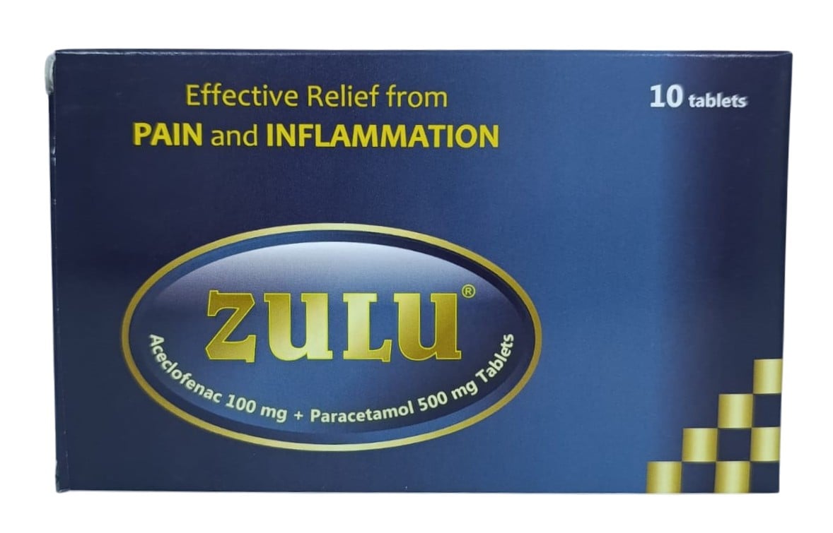ZULU PARACETAMOL TABLETS 500MG, 10 COUNT