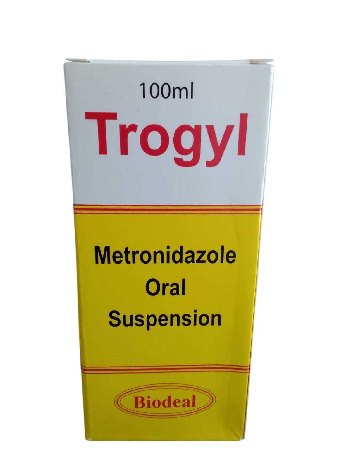 TROGYL (METRONIDAZOLE) SUSPENSION 100ML