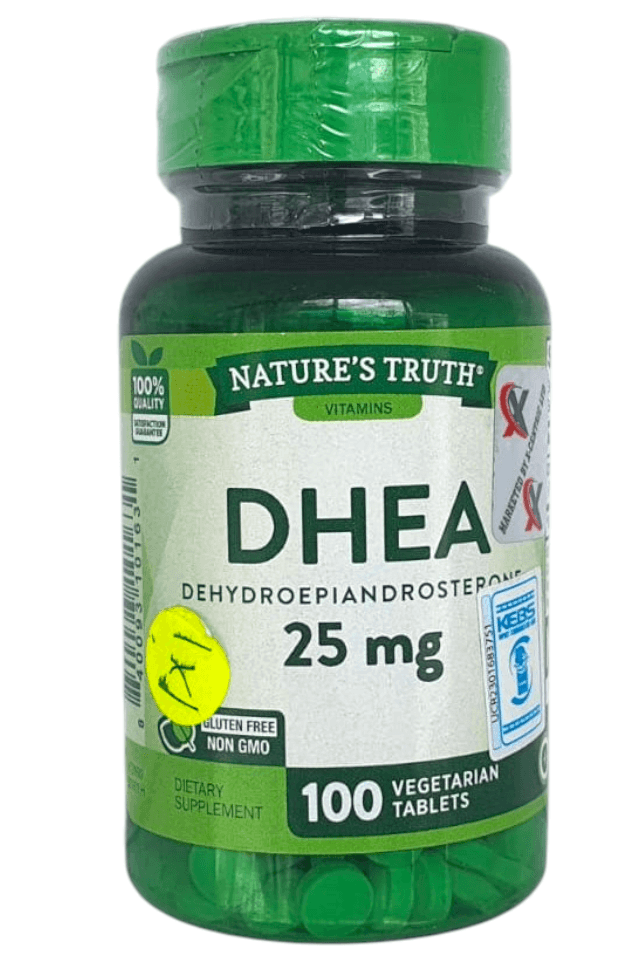 NATURES TRUTH DHEA 25MG TABS 100'S