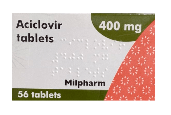 ACYCLOVIR 400MG TABLETS UK 56'S