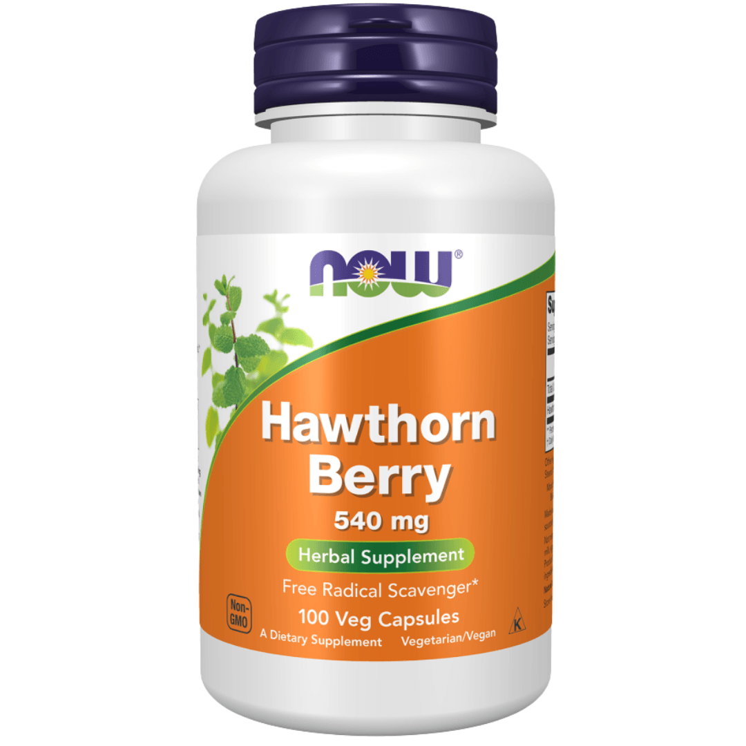 NOW HAWTHORN BERRY 540MG 100VEG CAPSULES