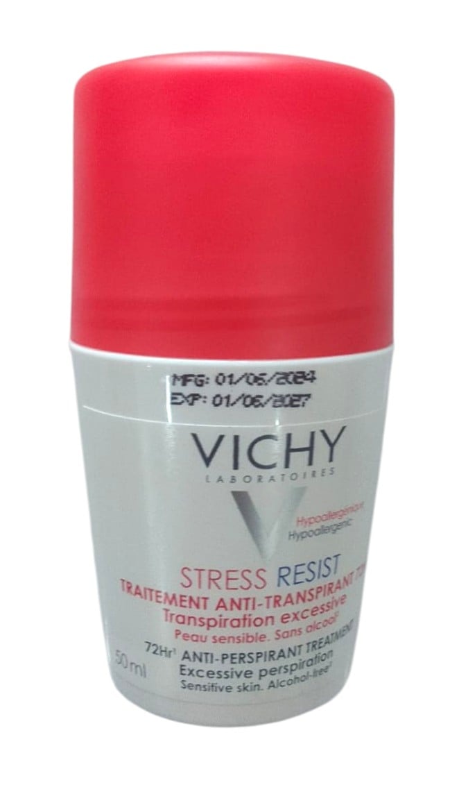 VICHY STRESS RESIST DEO ROLL ON 50ML-RED