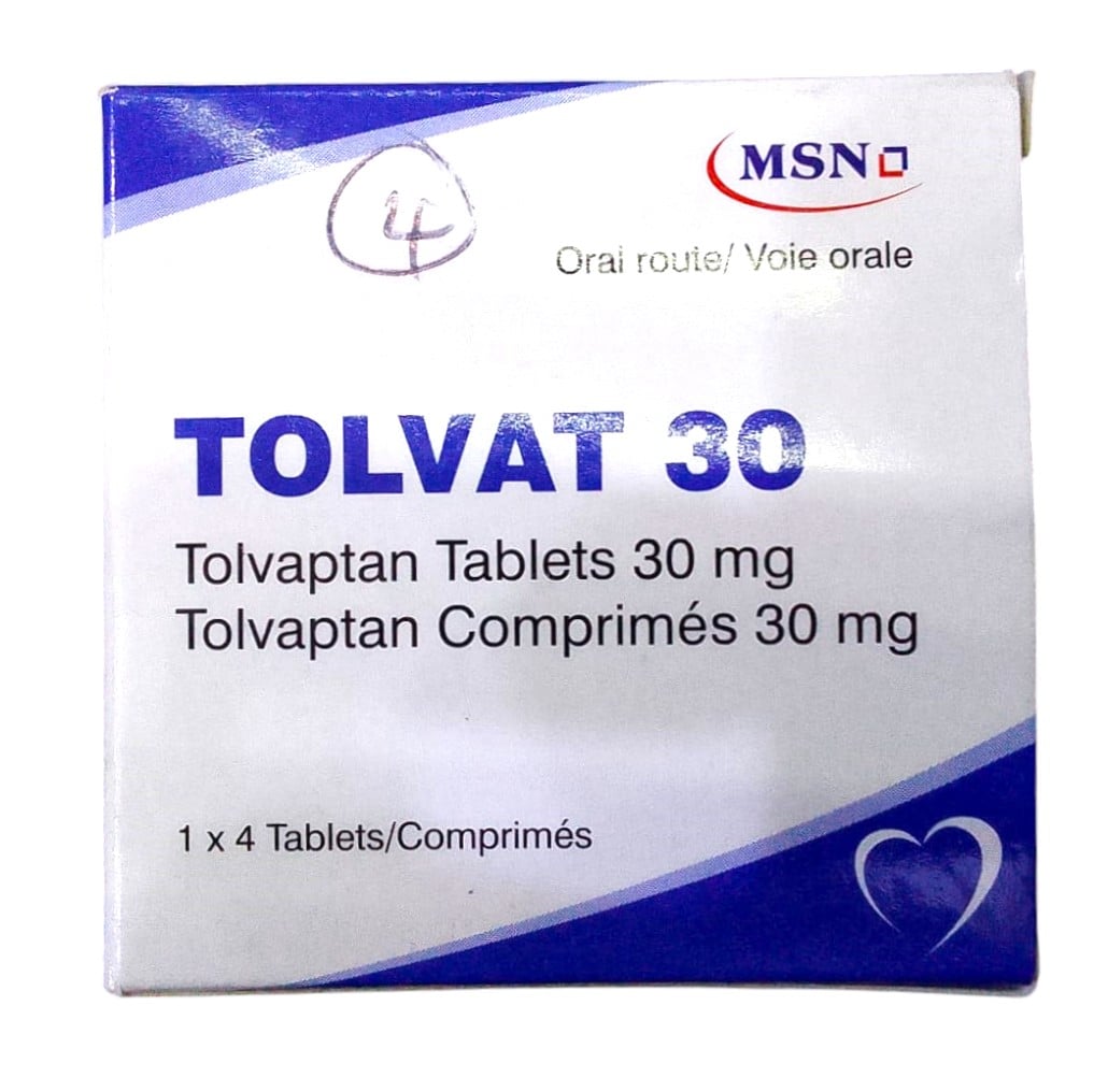TOLVAT 30MG TABS 4's