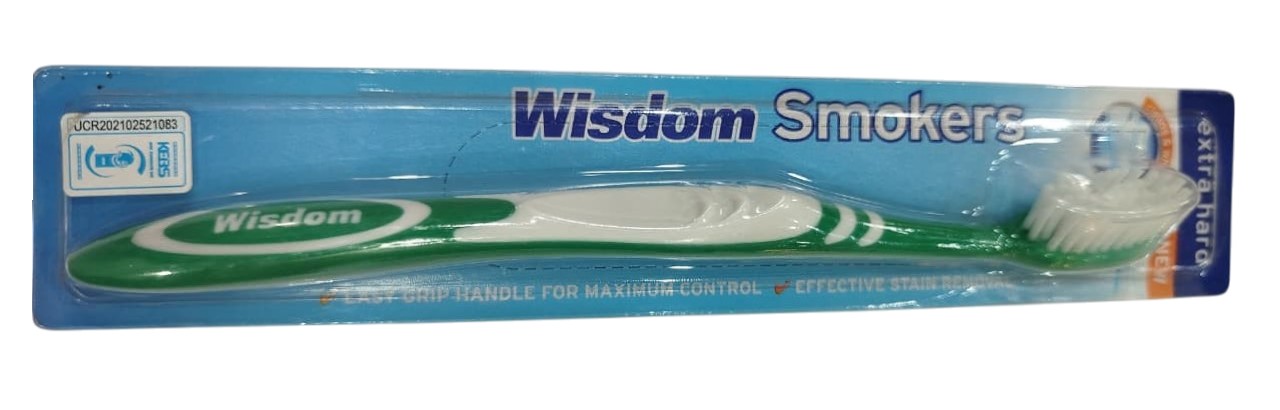WISDOM SMOKERS TOOTHBRUSH