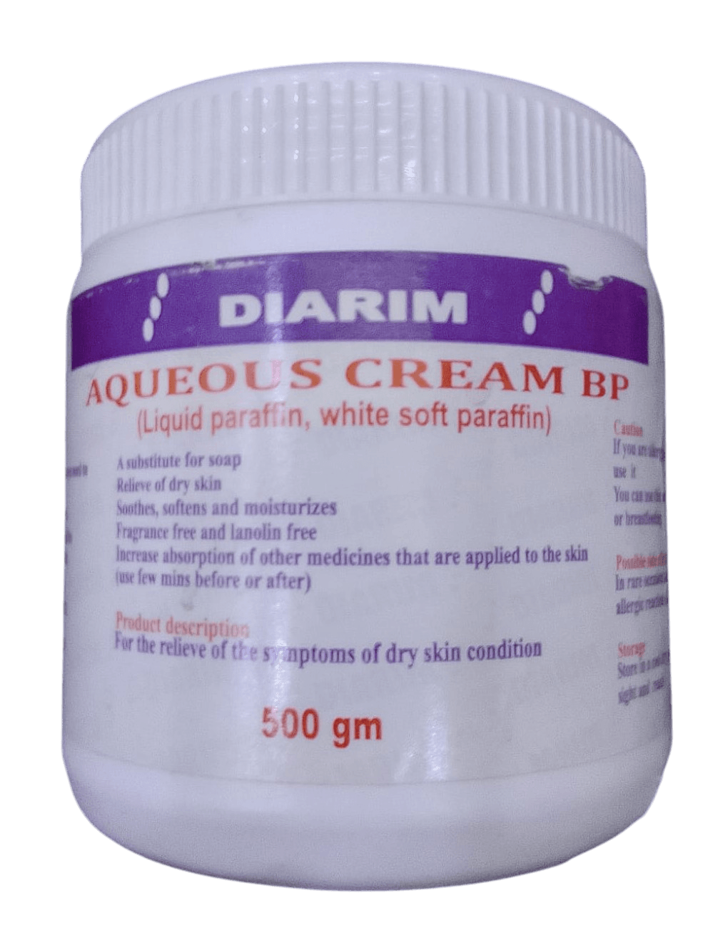 AQUEOUS CREAM 500GMS