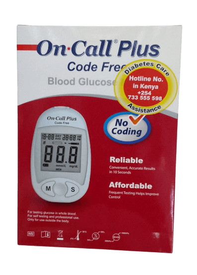 ON CALL PLUS GLUCOMETER (CODE FREE)