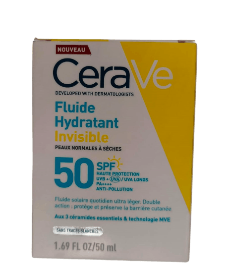 CERAVE INVISIBLE HYDRATING FLUID SUNSCREEN SPF50 50ML