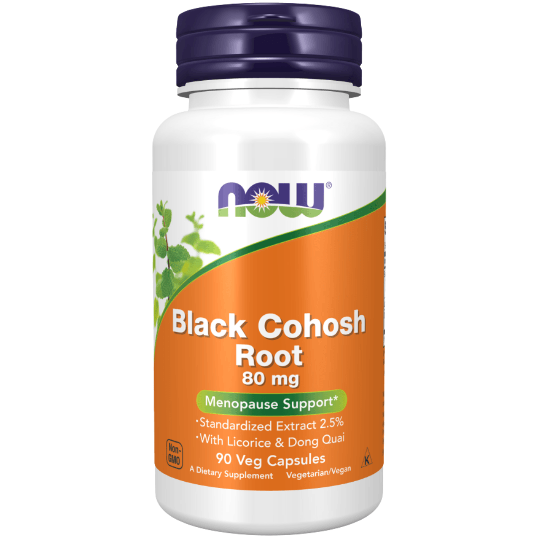 NOW BLACK COHOSH ROOT 80MG 90 VEG CAPSULES