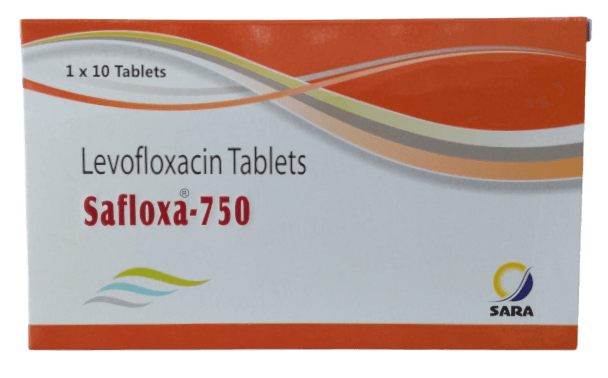 SAFLOXA 750MG 10S