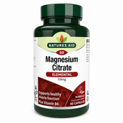 NATURES AID MAGNESIUM CITRATE ELEMENTAL 119MG 60 CAPSULES