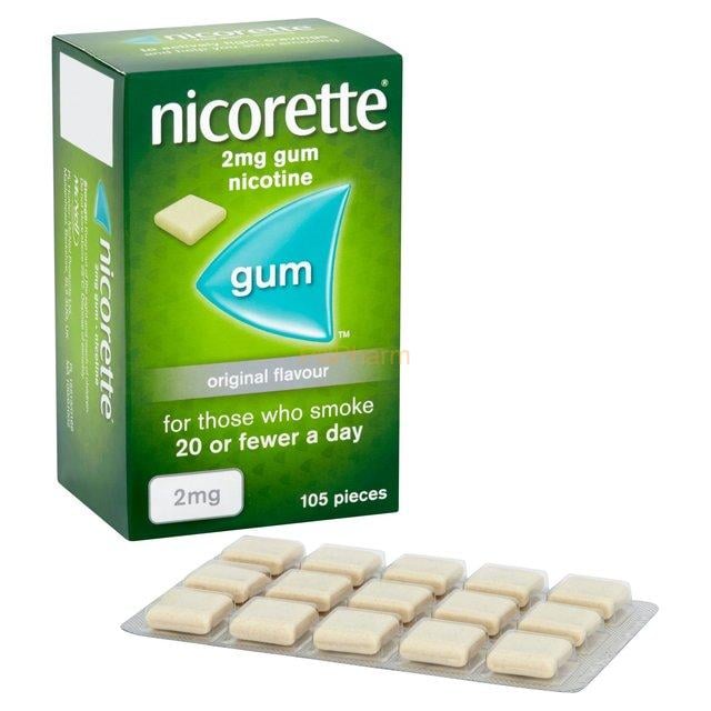 NICORETTE 2MG ORIGINAL GUMS 105'S